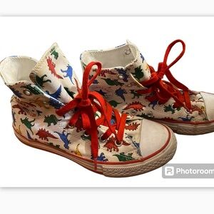 Converse Chuck Taylor Dinoverse high top tennis shoes.  Size 3.
